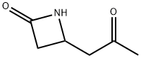 2-Azetidinone, 4-(2-oxopropyl)- (9CI) 구조식 이미지