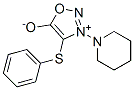 4-(Phenylthio)-3-(1-piperidinyl)sydnone 구조식 이미지