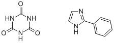 1,3,5-triazine-2,4,6(1h,3h,5h)-trione, compd. with2-phenyl-1h-imidazole Structure