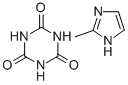 2-Methylimidazole, compd. with 1,3,5-triazine-2,4,6(1H,3H,5H)-trione 구조식 이미지