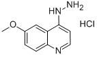 4-HYDRAZINO-6-METHOXYQUINOLINE HYDROCHLORIDE 구조식 이미지