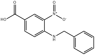 4-BENZYLAMINO-3-NITRO-BENZOIC ACID Structure