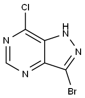 3-BROMO-7-CHLORO-1H-PYRAZOLO[4,3-D]PYRIMIDINE Structure