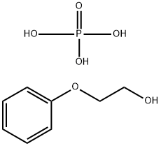 Ethanol, 2-phenoxy-, phosphate, potassium salt Structure