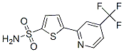 2-티오펜술폰아미드,5-[4-(트리플루오로메틸)-2-피리디닐]- 구조식 이미지