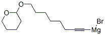 bromo[8-[(tetrahydro-2H-pyran-2-yl)oxy]-1-octynyl]magnesium Structure