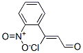 3-chloro-3-(2-nitrophenyl)acrylaldehyde Structure