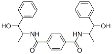 N,N'-bis(2-hydroxy-1-methyl-2-phenylethyl)terephthaldiamide 구조식 이미지