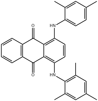 1-[(2,4-dimethylphenyl)amino]-4-[(2,4,6-trimethylphenyl)amino]anthraquinone Structure