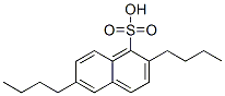 2,6-Dibutyl-1-naphthalenesulfonic acid 구조식 이미지