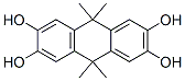 9,10-디하이드로-9,9,10,10-테트라메틸안트라센-2,3,6,7-테트롤 구조식 이미지