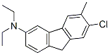 7-chloro-N,N-diethyl-6-methyl-9H-fluoren-3-amine Structure