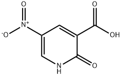 2-Hydroxy-5-nitronicotinic acid 구조식 이미지