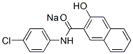 sodium N-(4-chlorophenyl)-3-hydroxynaphthalene-2-carboxamidate Structure