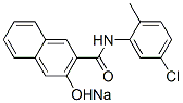 sodium N-(5-chloro-2-methylphenyl)-3-hydroxynaphthalene-2-carboxamidate Structure