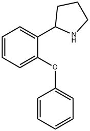 2-(2-PHENOXYPHENYL)-PYRROLIDINE 구조식 이미지
