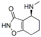 1,2-Benzisoxazol-3(2H)-one,4,5,6,7-tetrahydro-4-(methylamino)-,(4S)-(9CI) 구조식 이미지