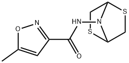 3-Isoxazolecarboxamide,N-2,5-dithia-7-azabicyclo[2.2.1]hept-7-yl-5-methyl- Structure