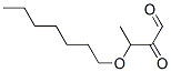 3-(heptyloxy)-2-oxobutyraldehyde Structure