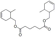 bis[(6-methylcyclohex-3-enyl)methyl] adipate 구조식 이미지
