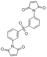 1,1'-(sulphonyldi-3,1-phenylene)bis-1H-pyrrole-2,5-dione  Structure