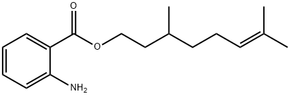 CITRONELLYL ANTHRANILATE 구조식 이미지