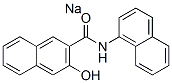 sodium 3-hydroxy-N-naphthylnaphthalene-2-carboxamidate Structure