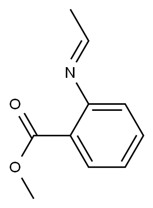 methyl 2-(ethylideneamino)benzoate 구조식 이미지