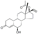 6-Hydroxy-norethindroneacetate Structure