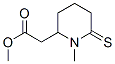 2-피페리딘아세트산,1-메틸-6-티옥소-,메틸에스테르 구조식 이미지