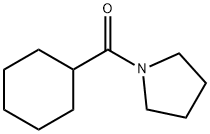 Methanone, cyclohexyl-1-pyrrolidinyl- 구조식 이미지