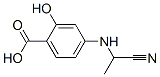 Benzoic acid, 4-[(1-cyanoethyl)amino]-2-hydroxy-, (-)- (9CI) Structure