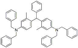 α,α-비스(4-디벤질아미노-2-메틸페닐)톨루엔 구조식 이미지
