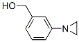 Benzenemethanol, 3-(1-aziridinyl)- (9CI) 구조식 이미지