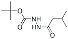 Hydrazinecarboxylic acid, 2-(3-methyl-1-oxobutyl)-, 1,1-dimethylethyl ester 구조식 이미지