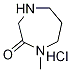 1-메틸-1,4-디아제판-2-온염산염 구조식 이미지
