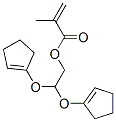 2-((2,3,3A,4,7,7A(OR 3A,4,5,6,7,7A)-헥사히이드로-4,7-메타노-1H- 인덴일)옥시) 에틸 메타 크릴 레이트 구조식 이미지