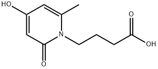 1(6H)-Pyridinebutanoic acid, 4-hydroxy-2-methyl-6-oxo- (9CI) Structure