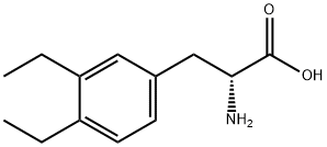 D-Phenylalanine, 3,4-diethyl- (9CI) 구조식 이미지