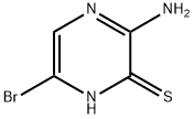 3-AMINO-6-BROMO-1H-PYRAZINE-2-THIONE 구조식 이미지