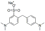 5-(Dimethylamino)-2-[[4-(dimethylamino)phenyl]methyl]benzenesulfonic acid sodium salt Structure