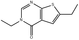 Thieno[2,3-d]pyrimidin-4(3H)-one, 3,6-diethyl- (9CI) 구조식 이미지