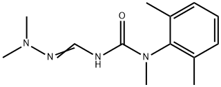 N'-[(Dimethylamino)(imino)methyl]-N-(2,6-dimethylphenyl)-N-methylurea 구조식 이미지