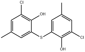 2,2'-thiobis[6-chloro-p-cresol] 구조식 이미지