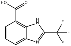 2-(trifluoromethyl)-1H-benzo[d]imidazole-7-carboxylic acid 구조식 이미지