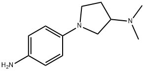 1-(4-AMINOPHENYL)-N,N-DIMETHYL-3-PYRROLIDINAMINE Structure