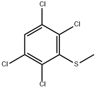 2,3,5,6-TETRACHLOROTHIOANISOLE 구조식 이미지