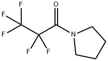 Pyrrolidine, 1-(2,2,3,3,3-pentafluoro-1-oxopropyl)- (9CI) 구조식 이미지