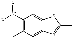 Benzothiazole, 2,5-dimethyl-6-nitro- (9CI) 구조식 이미지