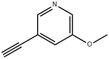 Pyridine, 3-ethynyl-5-methoxy- (9CI) Structure